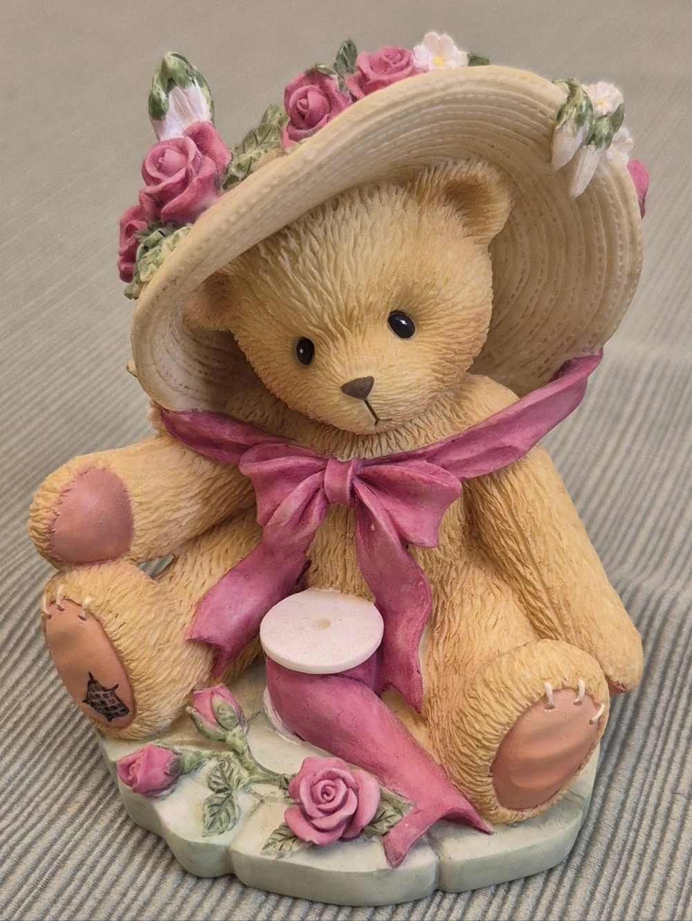 Cherished Teddies Avon Exclusive Janet As Sweet As A Rose 1997  Collectible